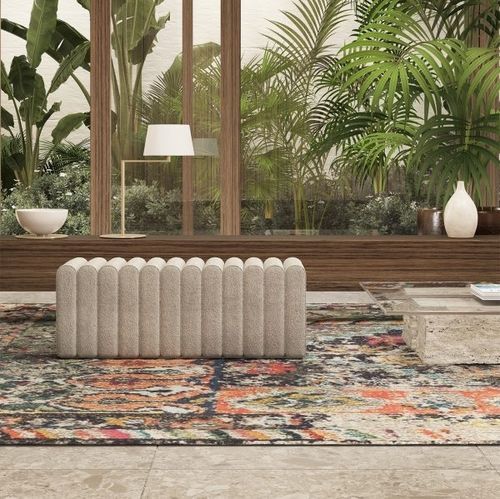 Pouf contemporain - JACK  - Gems Barcelona - en tissu / carré / rectangulaire