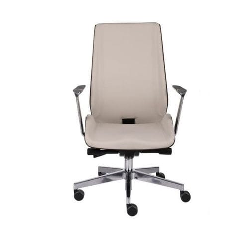 Chaise de bureau contemporaine - Moon - ghyvan international - d'intérieur / en tissu / avec piètement en aluminium