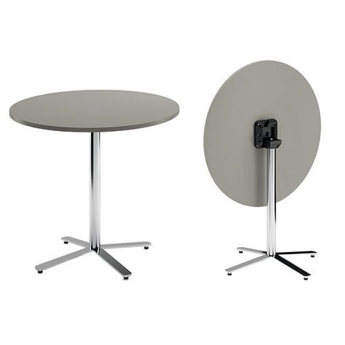 Table bistrot contemporaine - Jude  - ghyvan international - en acier / avec piètement en acier / ronde