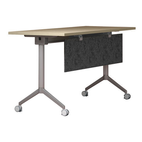 Table de conférence contemporaine - Matchman - ghyvan international - agglomérée / avec piètement en aluminium / rectangulaire