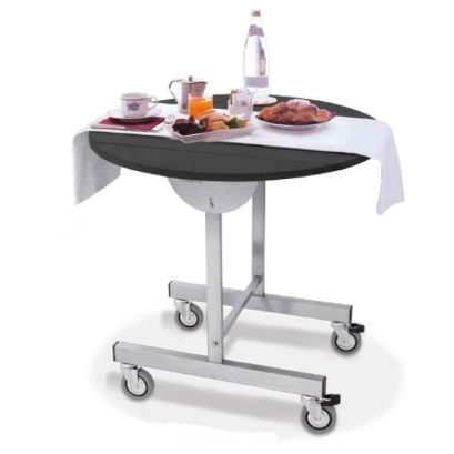 Chariot de service - ITA - ghyvan international - en inox / MDF