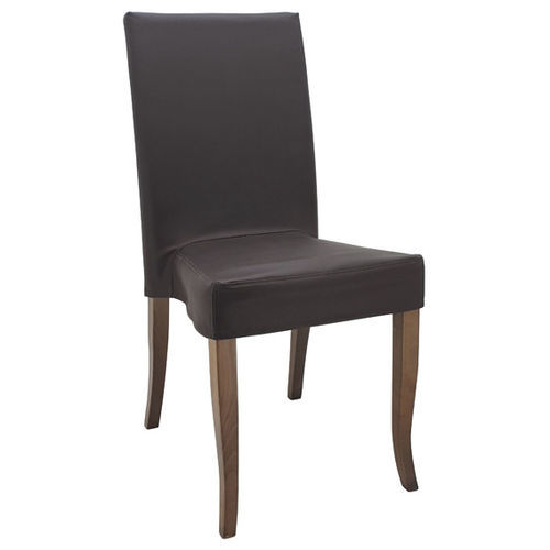 Chaise classique - Mondorf - ghyvan international - d'intérieur / en simili cuir / avec piètement en hêtre