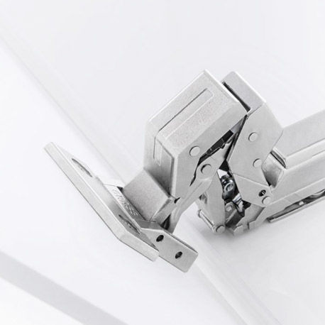 Charnière pour meuble - Tiomos M0 - Grass Gmbh - en aluminium / avec système d'auto-fermeture / résidentielle