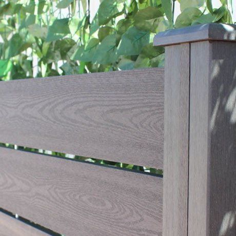 Clôture anthracite - NATURE XTRA 010 - Dlimity - à panneau / de jardin / résidentielle