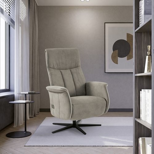 Fauteuil relax contemporain - GALA - Mopal Tapizados S.L. - en tissu / en pin / en métal