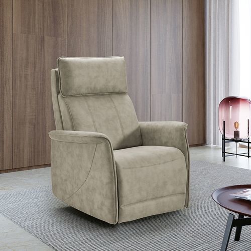 Fauteuil relax contemporain - STAR - Mopal Tapizados S.L. - en tissu / en pin / avec repose-pieds