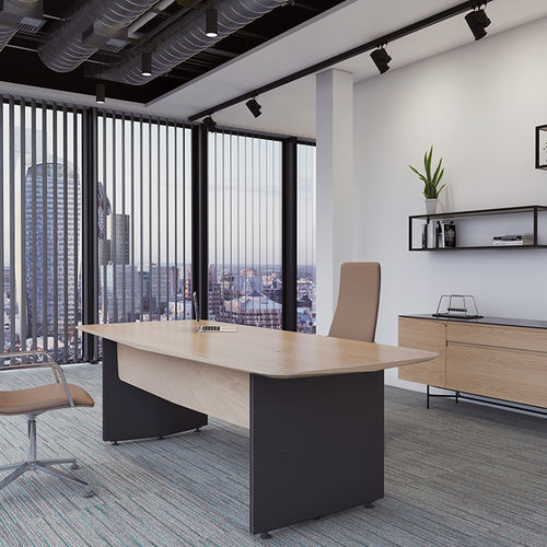 Bureau de direction - VANTAGE - WILLIAM HANDS - sur pied / minimaliste / en bois