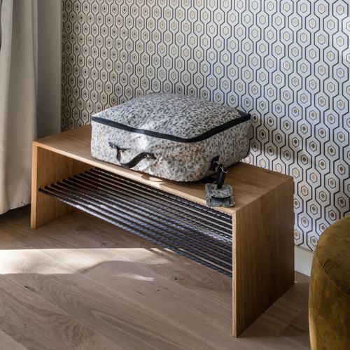 Banc contemporain - Voyage-Voyage 1.0 - Epsilon Composite - en chêne / en bois massif / en hêtre