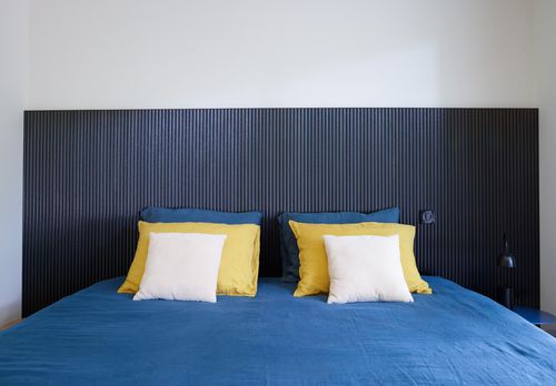 Tête de lit pour lit double - Hollywood - Epsilon Composite - contemporaine / en fibres de carbone / anthracite