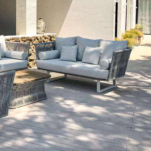 Canapé contemporain - SIENNA  - G&G Italia Designer Furniture - d'extérieur / en tissu / en corde