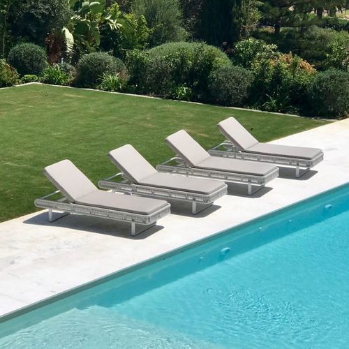 Bain de soleil contemporain - SIENNA  - G&G Italia Designer Furniture - en tissu / en aluminium / professionnel
