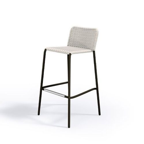 Chaise de bar contemporaine - MAYA  - G&G Italia Designer Furniture - d'intérieur / d'extérieur / en corde