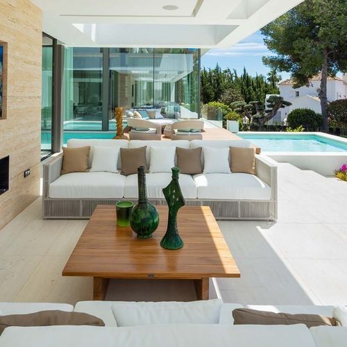 Canapé contemporain - LENNY - G&G Italia Designer Furniture - pour extérieur / de jardin / de piscine