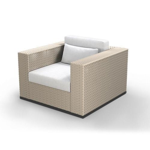 Fauteuil moderne - LAUREL - G&G Italia Designer Furniture - en mousse de polyuréthane / en tissu / en aluminium