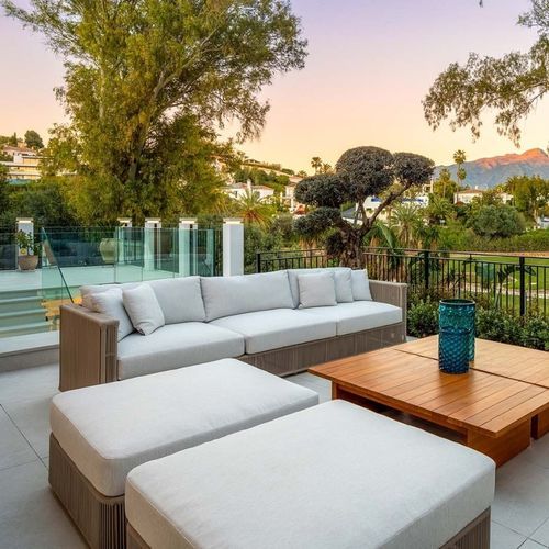 Repose-pied contemporain - LENNY - G&G Italia Designer Furniture - en mousse / en enduit / aluminium