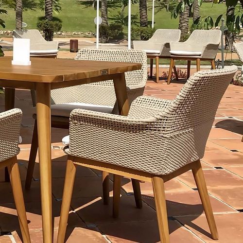 Chaise de salle à manger moderne - TIVOLI - G&G Italia Designer Furniture - pour intérieur / pour extérieur / en aluminium