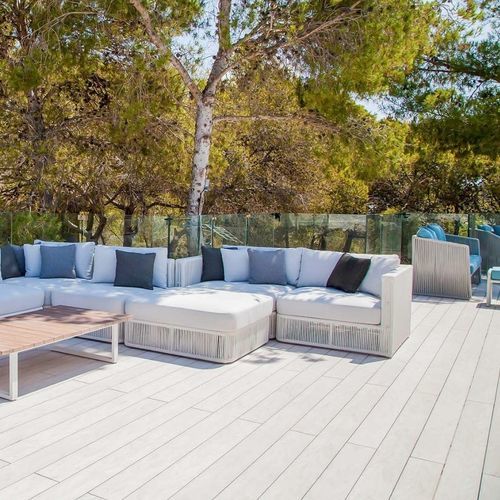 Canapé d'angle - LENNY - G&G Italia Designer Furniture - moderne / d'extérieur / de terrasse