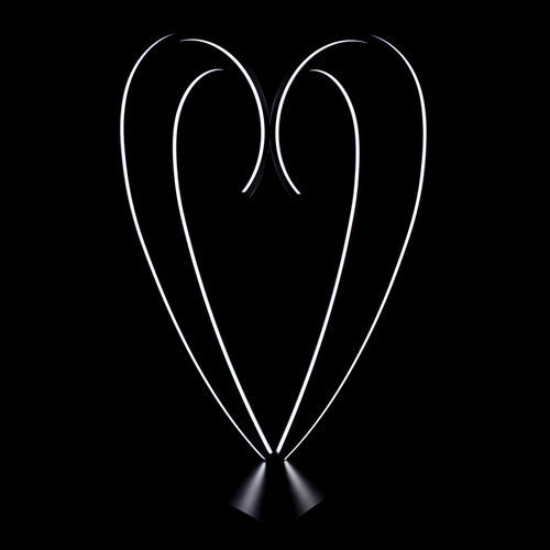 Lampe sur pied - HEART - KISSA LAMPS - en aluminium extrudé / en aluminium thermolaqué / design original