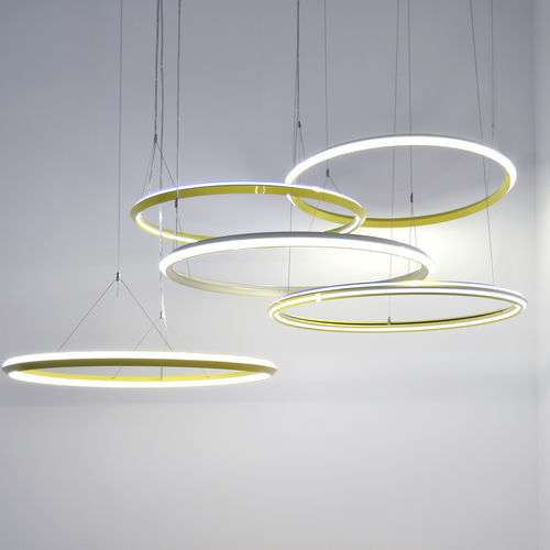 Suspension - UFO - KISSA LAMPS - en aluminium extrudé / en aluminium thermolaqué / contemporaine