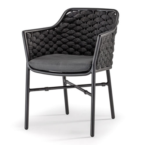 Chaise contemporaine - Panama Armchair - GRATTONI S.R.L. - d'extérieur / en caoutchouc / en corde