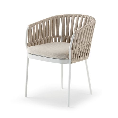 Chaise contemporaine - SOHO ARMCHAIR - GRATTONI S.R.L. - d'extérieur / en acrylique / en corde