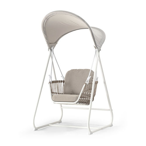 Balancelle en aluminium - BARI ROCKING CHAIR - GRATTONI S.R.L. - en tissu / en corde / suspendue