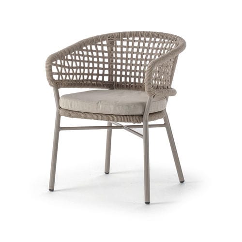 Chaise contemporaine - ATOL ARMCHAIR - GRATTONI S.R.L. - d'extérieur / en acrylique / en tissu