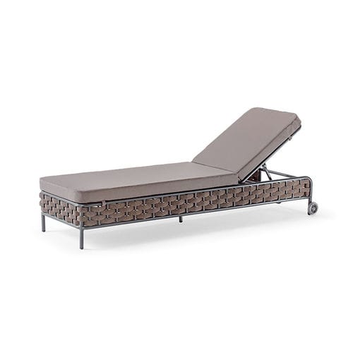 Bain de soleil contemporain - PANAMA SUNBED - GRATTONI S.R.L. - en Textilene® / en corde / en aluminium