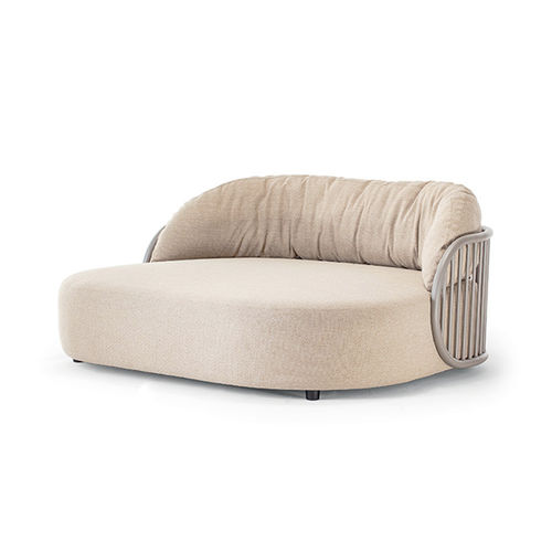 Méridienne contemporaine - NEST - GRATTONI S.R.L. - en tissu / en aluminium / d'extérieur