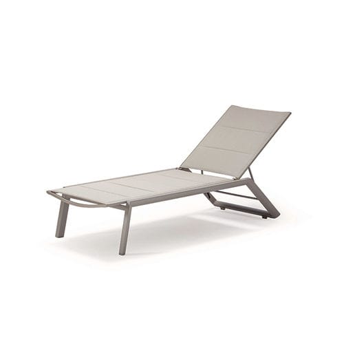Bain de soleil contemporain - GS 924 LUX  - GRATTONI S.R.L. - en Textilene® / en aluminium / anthracite