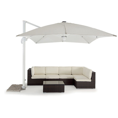 Parasol carré - TRIESTE/LIGHT  - GRATTONI S.R.L. - déporté / excentré / en tissu