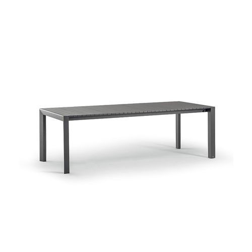 Table contemporaine - STROMBOLI - GRATTONI S.R.L. - en aluminium / avec piètement en aluminium / rectangulaire