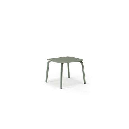Table basse contemporaine - LEAF  - GRATTONI S.R.L. - en aluminium / avec piètement en aluminium / carrée