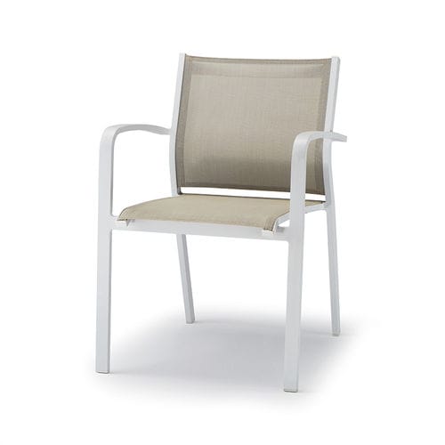 Chaise contemporaine - GS 936  - GRATTONI S.R.L. - d'extérieur / en Textilene® / avec piètement en aluminium