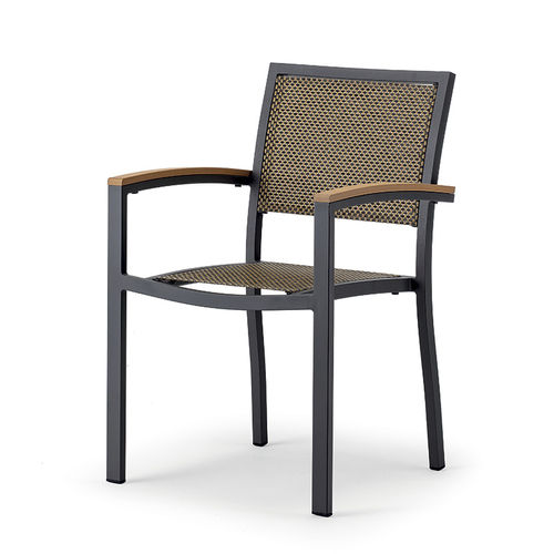 Chaise contemporaine - GS 941  - GRATTONI S.R.L. - d'extérieur / en bois / en Textilene®