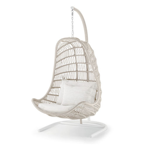 Fauteuil suspendu - LEAF - GRATTONI S.R.L. - contemporain / en tissu / en osier