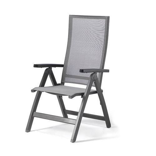 Chaise contemporaine - GS 942 - GRATTONI S.R.L. - d'extérieur / en Textilene® / avec piètement en aluminium