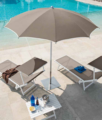 Parasol rond - CEZANNE - OMBRELLIFICIO R.T. MAGNANI S.R.L. - à mât central / en tissu / en aluminium