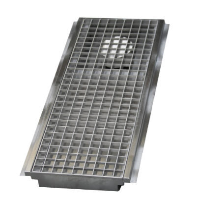 Siphon de sol en acier inox - CNL/063 - BERTRAND MANUFACTURER S.A. - pour salle de bain / pour cuisine / avec grille