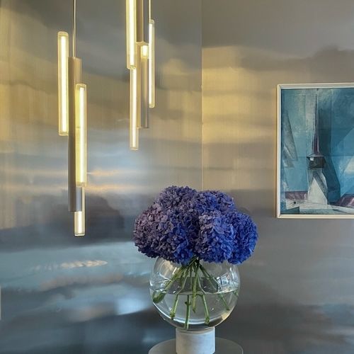 Suspension - HAIL 3 SHORT - Lee Broom - en aluminium / en verre / contemporaine
