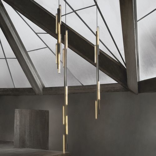 Suspension - HAIL 3 TALL - Lee Broom - en aluminium / en verre / contemporaine