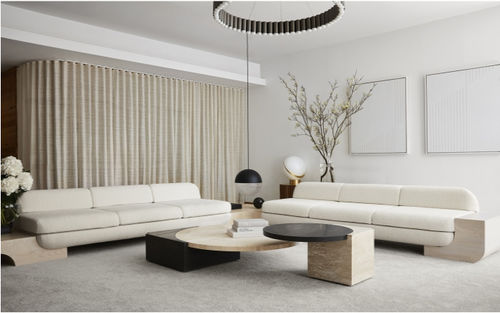 Canapé modulable - STREET  - Lee Broom - d'angle / contemporain / en tissu