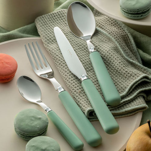 Couvert en acrylique - Macarons : MC - EME POSATERIE S.R.L. - en acier inoxydable