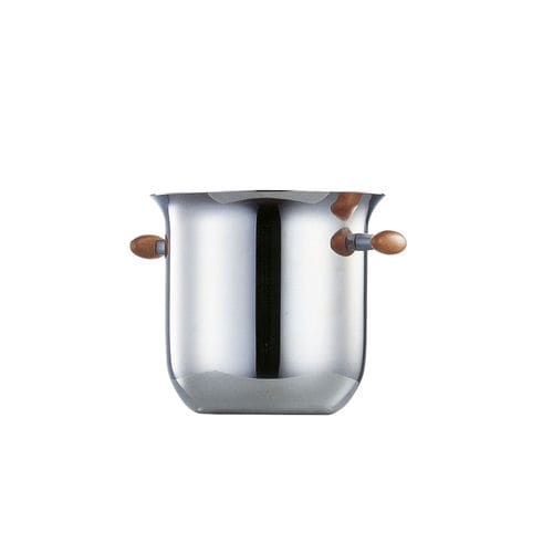 Seau à glace en inox - Apollo - EME POSATERIE S.R.L. - en bois