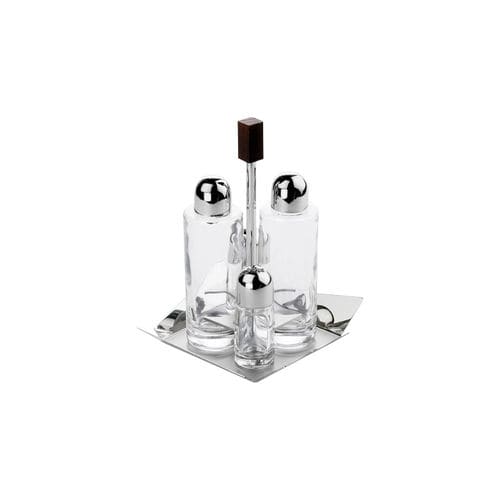 Salière et poivrière en verre - Kento : KE-IS - EME POSATERIE S.R.L. - en inox