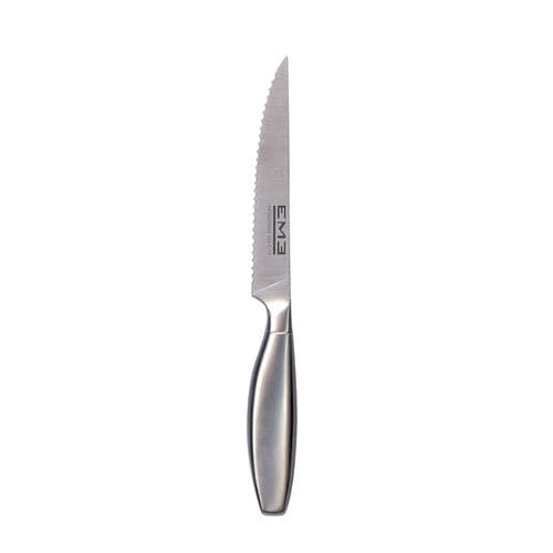 Couteau à steak avec manche en acier inoxydable - TouchMe - EME POSATERIE S.R.L. - avec lame en acier inoxydable