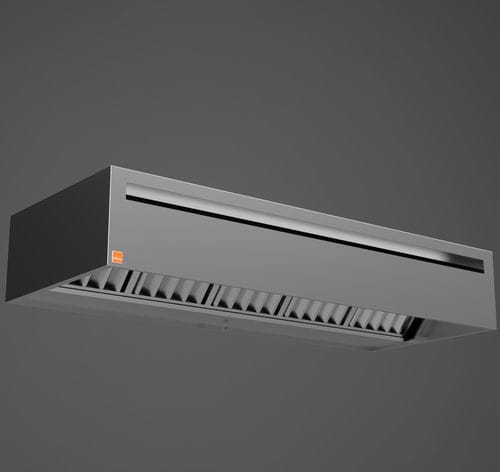 Hotte murale - Eco R  - ALTEX, S.L. ALTA TECNOLOGIA EN EXTRACION - pour cuisine professionnelle / à recyclage / grise