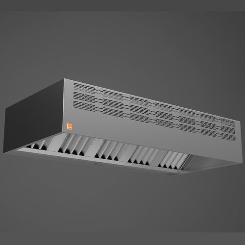 Hotte murale - Airdoor  - ALTEX, S.L. ALTA TECNOLOGIA EN EXTRACION - pour cuisine professionnelle / à recyclage / grise