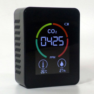 Détecteur CO2 - 77100-002-CA - ALLA FRANCE SARL - sur pied / d'extérieur / professionnel