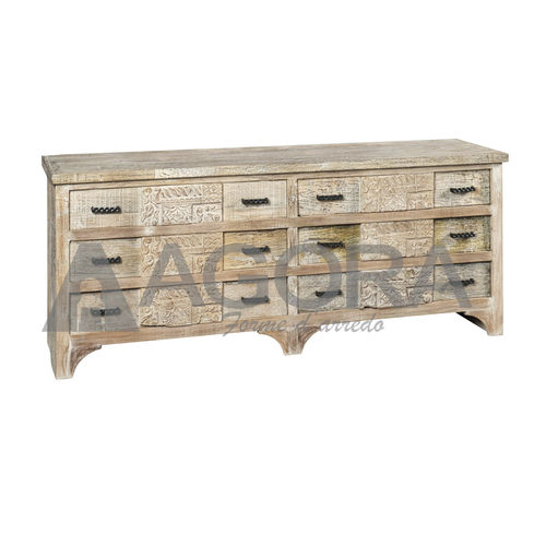 Commode classique - ST.DENIS - AGORA' SRL - en bois massif / en bois sculpté / rectangulaire